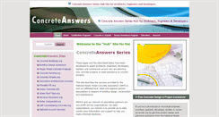 Desktop Screenshot of concreteanswers.org