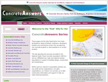 Tablet Screenshot of concreteanswers.org